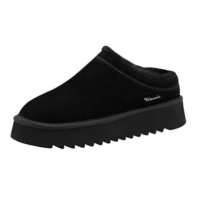 Tamaris Women's Sabot Flat, black, 6 UK Tamaris Women's Sabot Flat, black, 6 UK