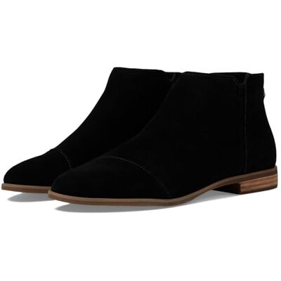 TOMS Goldie Textile Women's Natural Heeled Ankle Boots TOMS Goldie Textile Women's Natural Heeled Ankle Boots