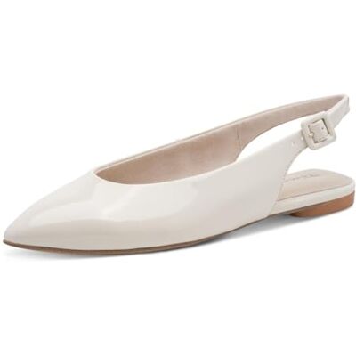Tamaris Women's slingback pump flat beige 3.5 UK Tamaris Women's slingback pump flat beige 3.5 UK
