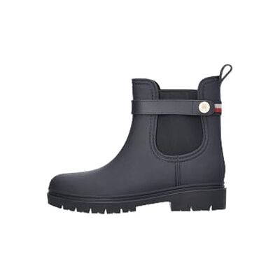 Tommy Hilfiger Women’s Water-Repellent Rubberised Rainboots Tommy Hilfiger Women’s Water-Repellent Rubberised Rainboots