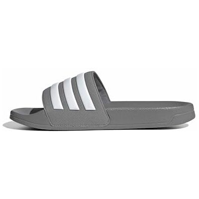 adidas Unisex Adilette Shower Slides, Grey Three/Cloud White/Grey Three, 4 UK adidas Unisex Adilette Shower Slides, Grey Three/Cloud White/Grey Three, 4 UK