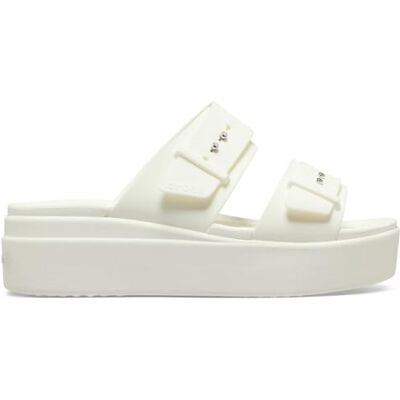 Crocs Women's Brooklyn Buckle Low Wedge Clog Crocs Women's Brooklyn Buckle Low Wedge Clog
