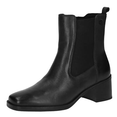 CAPRICE Women's heeled ankle boots elegant low heel, Black (Black Nappa), 6.5 UK CAPRICE Women's heeled ankle boots elegant low heel, Black (Black Nappa), 6.5 UK