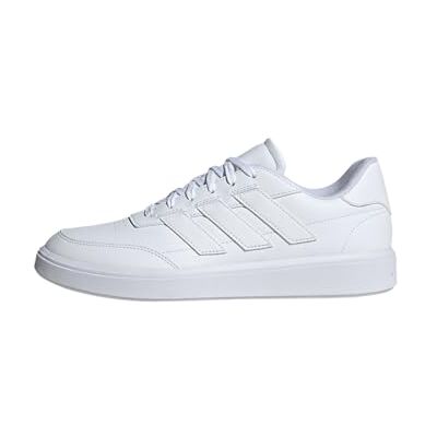 adidas Men's Courtblock Shoes, Cloud White/Cloud White/Cloud White, 9 UK adidas Men's Courtblock Shoes, Cloud White/Cloud White/Cloud White, 9 UK