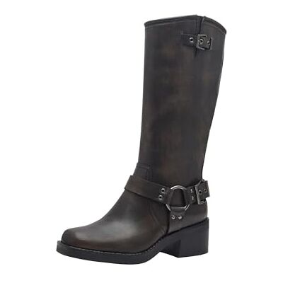 Tamaris Women's 1-25399-43 Biker Knee High Boot Tamaris Women's 1-25399-43 Biker Knee High Boot