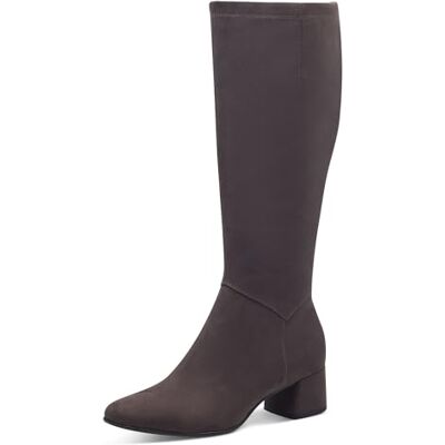 MARCO TOZZI Women's Elegant Pointed High Heel Boots, charcoal, 4 UK MARCO TOZZI Women's Elegant Pointed High Heel Boots, charcoal, 4 UK