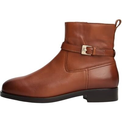 Tommy Hilfiger Women's Buckle Leather Riding Ankle Boots Tommy Hilfiger Women's Buckle Leather Riding Ankle Boots