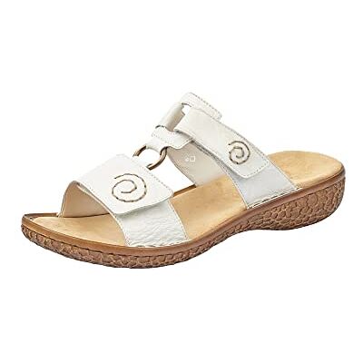 Rieker Women's Frühjahr/Sommer V69N2 Mules, White (Weiss 80), 3.5 UK Rieker Women's Frühjahr/Sommer V69N2 Mules, White (Weiss 80), 3.5 UK