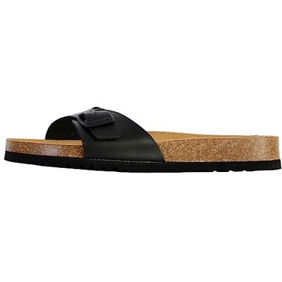 Scholl Simon Men's Sandal, Black, 7 UK Scholl Simon Men's Sandal, Black, 7 UK
