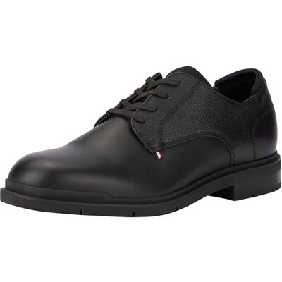 Tommy Hilfiger Men’s Flexible Leather Derby Shoes Tommy Hilfiger Men’s Flexible Leather Derby Shoes