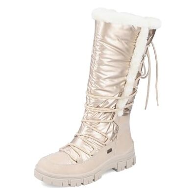 Rieker Women's Z1083 High Boots, beige, 5 UK Rieker Women's Z1083 High Boots, beige, 5 UK