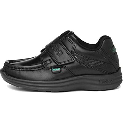 Kickers Men's Reasan Twin Strap Black Leather School Shoes Sporty Comfort Durable & Flexible Premium Quality, Kickers Men's Reasan Twin Strap Black Leather School Shoes Sporty Comfort Durable & Flexible Premium Quality,