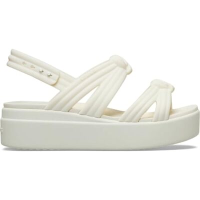 Crocs Women,Brooklyn Knot Low Wedge, Ivory, 8 UK Women Crocs Women,Brooklyn Knot Low Wedge, Ivory, 8 UK Women
