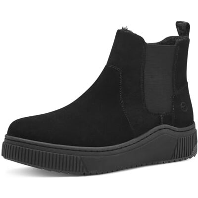 Tamaris Comfort Women’s Winter Boots Flat Leather Water-Repellent, Black, 6,5 UK Tamaris Comfort Women’s Winter Boots Flat Leather Water-Repellent, Black, 6,5 UK