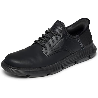 Skechers Men's Garza Gervin Loafer Trainer, Black, 8 UK Skechers Men's Garza Gervin Loafer Trainer, Black, 8 UK