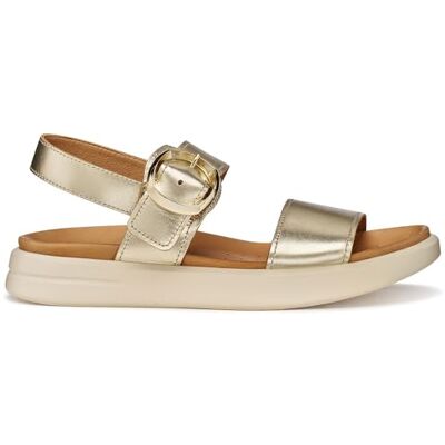Geox Women D Xand 2s A Wedge Sandal, Gold, 5 UK Geox Women D Xand 2s A Wedge Sandal, Gold, 5 UK