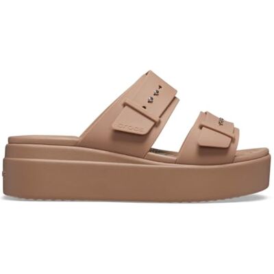 Crocs Brooklyn Buckle Low Wedge Crocs Brooklyn Buckle Low Wedge