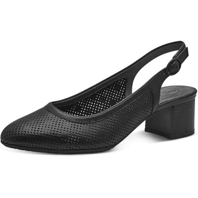Tamaris Comfort Women’s Slingback Pumps Leather Elegant, Black, 3,5 UK Tamaris Comfort Women’s Slingback Pumps Leather Elegant, Black, 3,5 UK