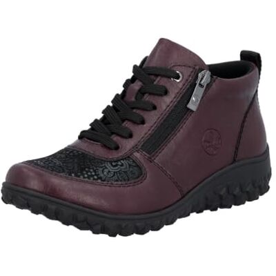 Rieker 59541-30 Women's Lace-Up Boots Textile & Synthetic in Red Combination, Red Combi, 6.5 UK Rieker 59541-30 Women's Lace-Up Boots Textile & Synthetic in Red Combination, Red Combi, 6.5 UK