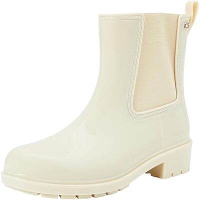Tommy Hilfiger Women's Nonslip Flag Rainboots, Off-White (Country Ivory), 6 Tommy Hilfiger Women's Nonslip Flag Rainboots, Off-White (Country Ivory), 6