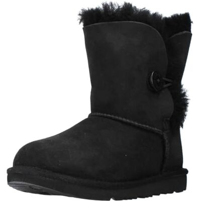 UGG Unisex Kid's Bailey Button Ii Classic Boot, BLACK, 5 UK (22 EU) UGG Unisex Kid's Bailey Button Ii Classic Boot, BLACK, 5 UK (22 EU)