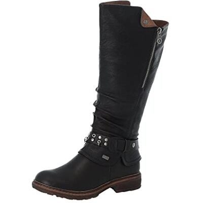 Rieker Women's 94789 Knee High Boot, Black, 4 UK Rieker Women's 94789 Knee High Boot, Black, 4 UK