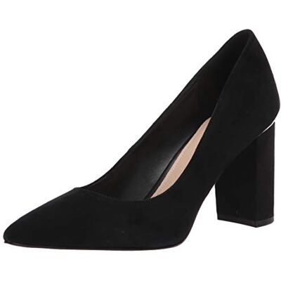 Marc Fisher Women's mfVIVIENE Pump, Black Suede, 4 UK Marc Fisher Women's mfVIVIENE Pump, Black Suede, 4 UK