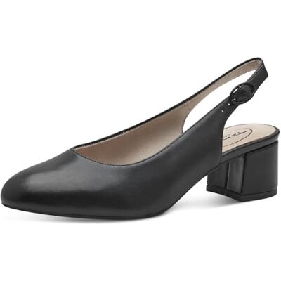 Tamaris Comfort Women’s Slingback Pumps Leather Elegant, Black Nappa, 3,5 UK Tamaris Comfort Women’s Slingback Pumps Leather Elegant, Black Nappa, 3,5 UK