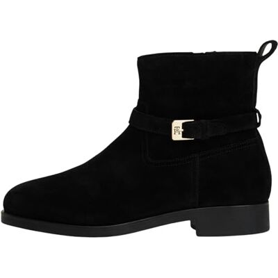 Tommy Hilfiger Women's Buckle Suede Riding Ankle Boots Tommy Hilfiger Women's Buckle Suede Riding Ankle Boots
