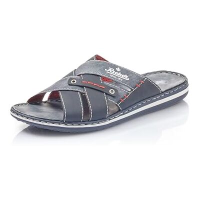 Rieker Men's 21099 Mules, Blue, 10.5 UK Rieker Men's 21099 Mules, Blue, 10.5 UK