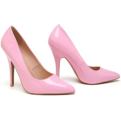 Gizelle Women Stiletto High Heel Pointed Pumps Ladies Party Clubbing Work Court Shoes Size 3-12 (9 UK, Pink Patent) Gizelle Women Stiletto High Heel Pointed Pumps Ladies Party Clubbing Work Court Shoes Size 3-12 (9 UK, Pink Patent)
