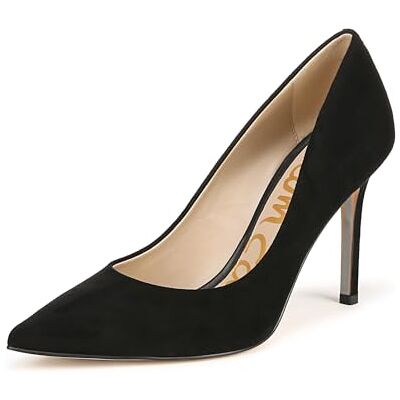 Sam Edelman Women's Hazel Pump, Black Suede, 5 UK Sam Edelman Women's Hazel Pump, Black Suede, 5 UK