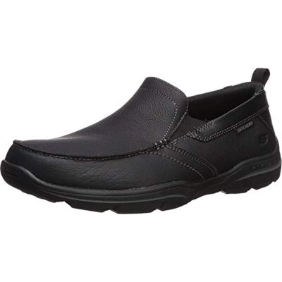 Skechers Men's Harper-Forde Loafer, Black Black Blk, 7.5 UK Skechers Men's Harper-Forde Loafer, Black Black Blk, 7.5 UK