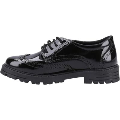 Hush Puppies Maxine Girls School Shoes Black Patent Hush Puppies Maxine Girls School Shoes Black Patent