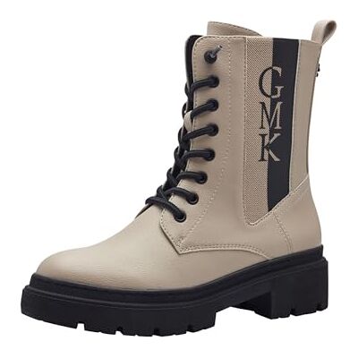 MARCO TOZZI Guido Maria Kretschmer Women's Laced Bootie 2-85207-43 Fashion Boot, Taupe, 3.5 UK MARCO TOZZI Guido Maria Kretschmer Women's Laced Bootie 2-85207-43 Fashion Boot, Taupe, 3.5 UK
