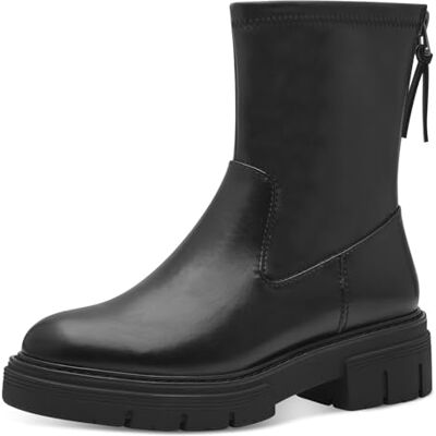 MARCO TOZZI Women's Faux Leather Platform Ankle Boots, black, 8.5 UK MARCO TOZZI Women's Faux Leather Platform Ankle Boots, black, 8.5 UK