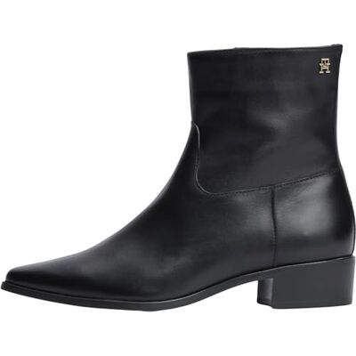 Tommy Hilfiger Women's Leather Ankle Boot W Zip Fw0fw09921Low Boots Tommy Hilfiger Women's Leather Ankle Boot W Zip Fw0fw09921Low Boots