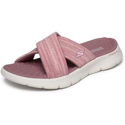 Skechers Women's On-the-go Go Walk Flex Sandal ImpressedSlide Sandal Spring Summer Collection Mules Sandal Slip On Lightweight Skechers Women's On-the-go Go Walk Flex Sandal ImpressedSlide Sandal Spring Summer Collection Mules Sandal Slip On Lightweight