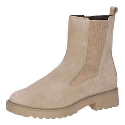 CAPRICE Women's heeled ankle boots with Thermo Insole comfortable, Beige (Sand Suede), 5 UK CAPRICE Women's heeled ankle boots with Thermo Insole comfortable, Beige (Sand Suede), 5 UK