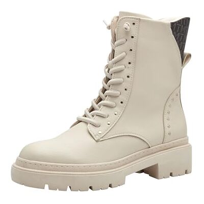 MARCO TOZZI Women's Laced Bootie 2-25227-43 Fashion Boot, Cream Comb, 7.5 UK MARCO TOZZI Women's Laced Bootie 2-25227-43 Fashion Boot, Cream Comb, 7.5 UK