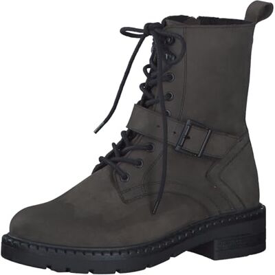 MARCO TOZZI Women's Laced Bootie 2-25234-43 Mid Calf Boot, Anthracite N C, 3.5 UK MARCO TOZZI Women's Laced Bootie 2-25234-43 Mid Calf Boot, Anthracite N C, 3.5 UK