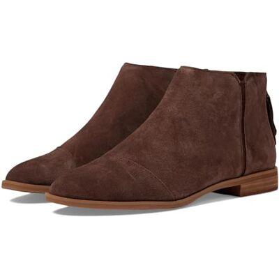 TOMS Goldie Textile Women's Natural Heeled Ankle Boots TOMS Goldie Textile Women's Natural Heeled Ankle Boots