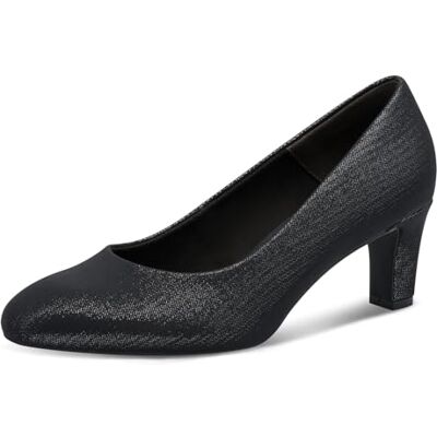 Tamaris Women's 1-22418-41 Pumps, Pewter Glam, 38 EU, Pewter Glam, 6 UK Tamaris Women's 1-22418-41 Pumps, Pewter Glam, 38 EU, Pewter Glam, 6 UK