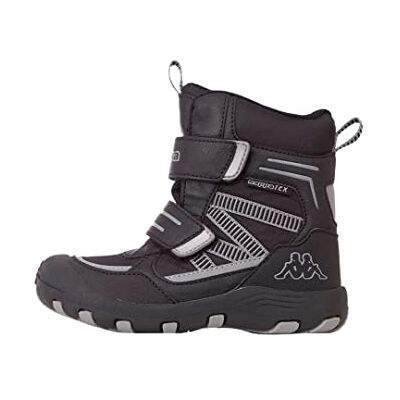 Kappa Blackpool TEX K Snow Shoes, Black/Grey, 28 EU Kappa Blackpool TEX K Snow Shoes, Black/Grey, 28 EU