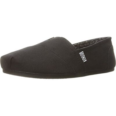 Skechers Women's Bobs Plush-Peace & Love Flat, Black, 6 UK Skechers Women's Bobs Plush-Peace & Love Flat, Black, 6 UK