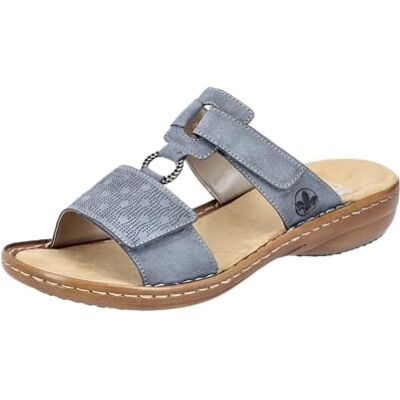 Rieker Women's Frühjahr/Sommer 628m6 Mules, Blue Grey, 5 UK Rieker Women's Frühjahr/Sommer 628m6 Mules, Blue Grey, 5 UK
