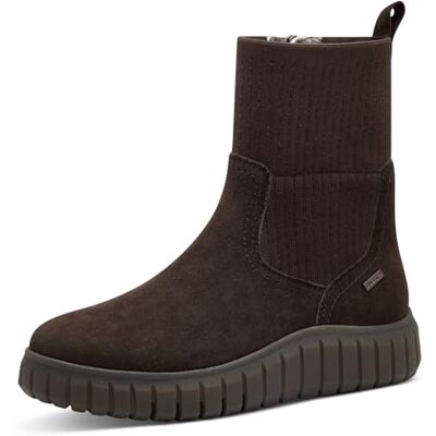 Tamaris Comfort Women’s Winter Boots Flat with Zip Lined , Mocca Suede, 5 UK Tamaris Comfort Women’s Winter Boots Flat with Zip Lined , Mocca Suede, 5 UK