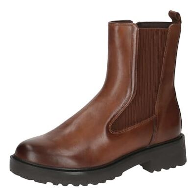 CAPRICE Women's heeled ankle boots with Thermo Insole comfortable, Brown (Cognac Nappa), 3.5 UK CAPRICE Women's heeled ankle boots with Thermo Insole comfortable, Brown (Cognac Nappa), 3.5 UK