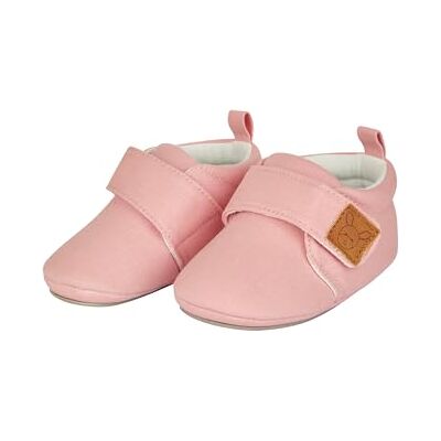 Sterntaler Unisex Baby Crawling Shoes Plain Slippers, Matt Pink, 5 UK Child Sterntaler Unisex Baby Crawling Shoes Plain Slippers, Matt Pink, 5 UK Child