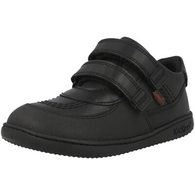 Kickers Unisex Kids Playflex Lo Vel Leather School Shoes Smart Everyday School Look Everyday Comfort Fit, Cushioned for All-Day Wear, Black, 8.5 UK Child Kickers Unisex Kids Playflex Lo Vel Leather School Shoes Smart Everyday School Look Everyday Comfort Fit, Cushioned for All-Day Wear, Black, 8.5 UK Child